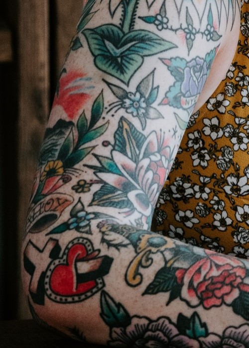 flowers tattoo